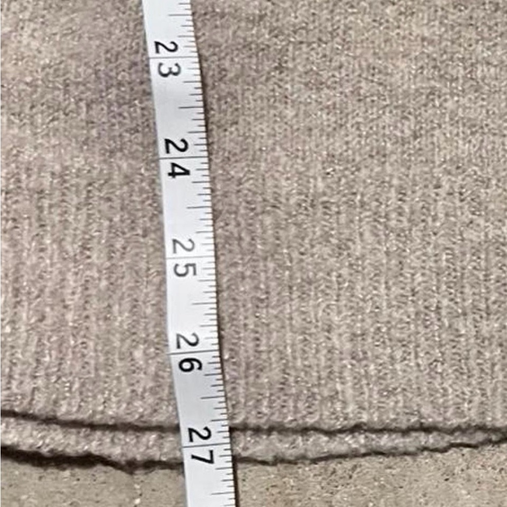 Debut Cozy Cream Cowl Neck Sweater with ties size M/L - Picture 5 of 7